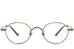 Oval Copper Titanium Glasses #BS1913-0122