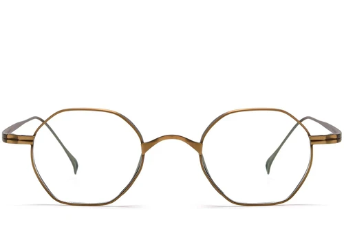 Geometric Copper Titanium Glasses #BS1913-0128