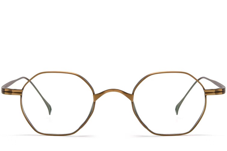 Geometric Copper Titanium Glasses #BS1913-0128