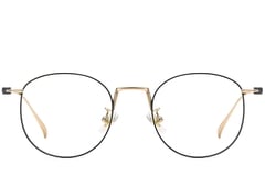 Oval Black Titanium Glasses #BS1913-0130