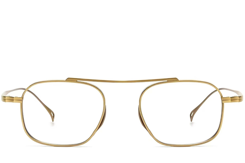 Aviator Golden Titanium Glasses #BS1913-0136