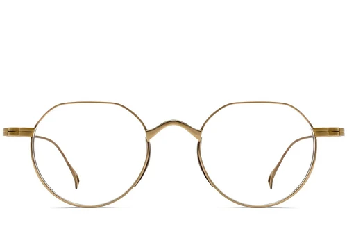Geometric Golden Titanium Glasses #BS1913-0140