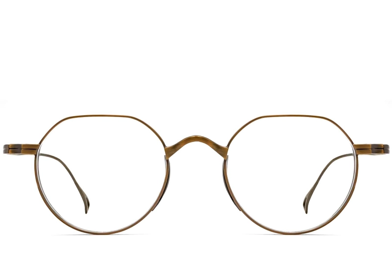 Geometric Copper Titanium Glasses #BS1913-0142