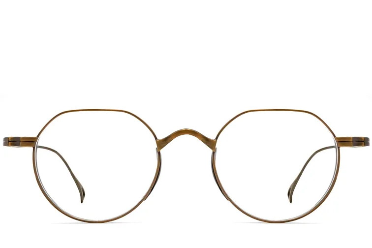 Geometric Copper Titanium Glasses #BS1913-0142