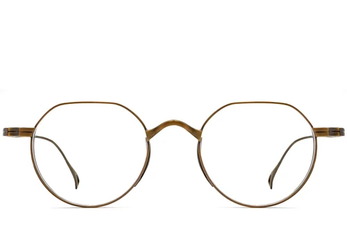 Geometric Copper Titanium Glasses #BS1913-0142