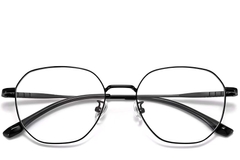 Geometric Black Titanium Glasses #BS1913-0151