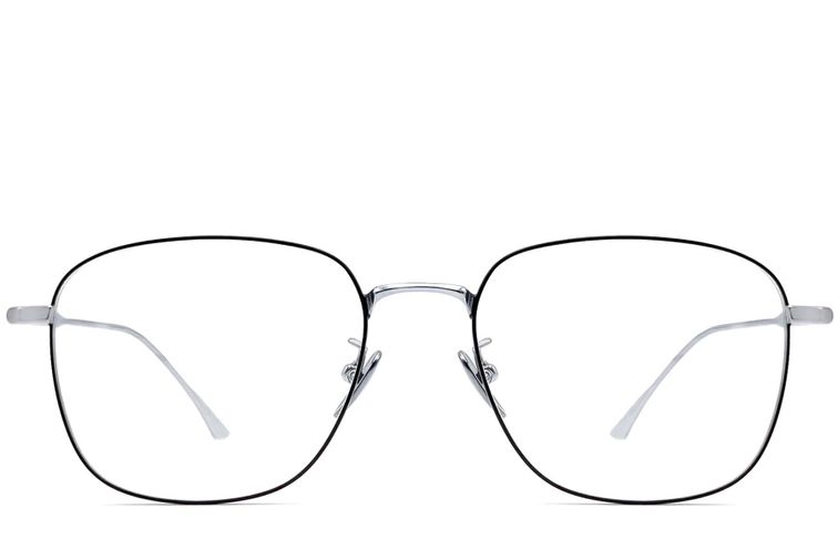 Rectangular Black Titanium Glasses #BS1913-0164