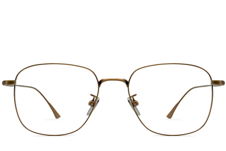 Rectangular Copper Titanium Glasses #BS1913-0165