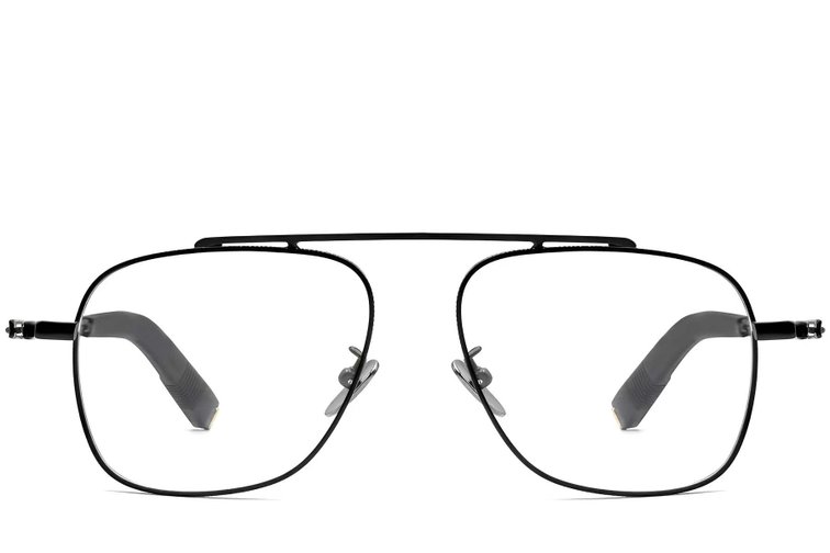 Gafas de aviador de titanio negro #BS1913-0166