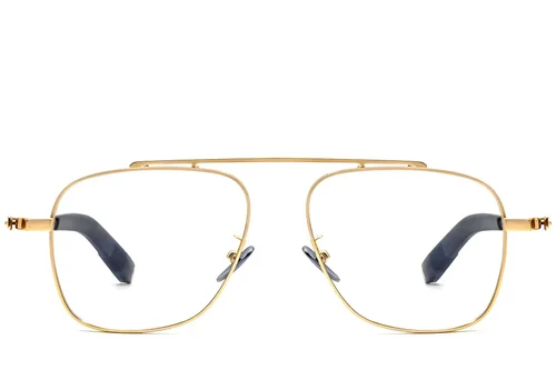 Lunettes aviateur en titane doré #BS1913-0167