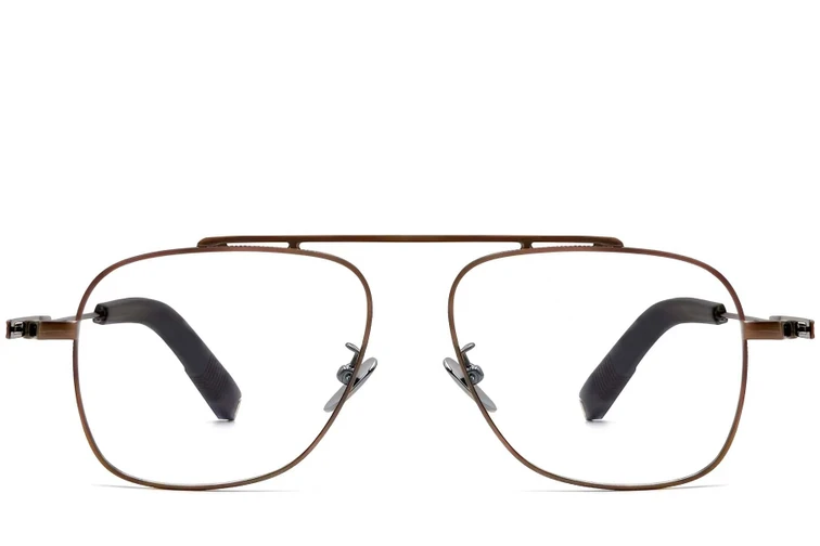 Aviator Copper Titanium Glasses #BS1913-0168