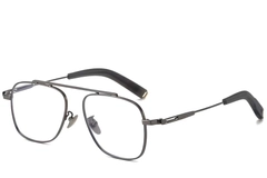 Aviator Grey Titanium Glasses #BS1913-0169