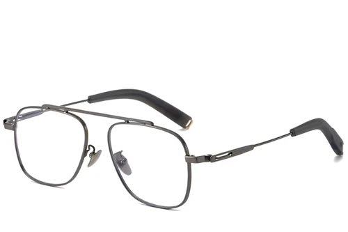 Lunettes aviateur en titane gris #BS1913-0169