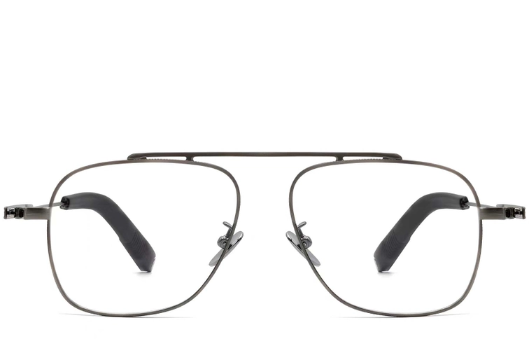 Gafas de titanio gris aviador #BS1913-0169