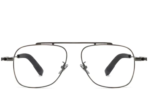 Lunettes aviateur en titane gris #BS1913-0169