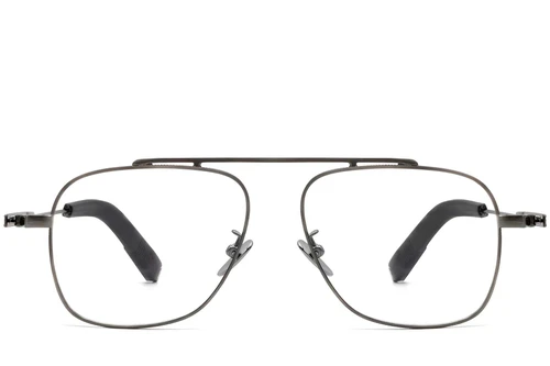 Lunettes aviateur en titane gris #BS1913-0169