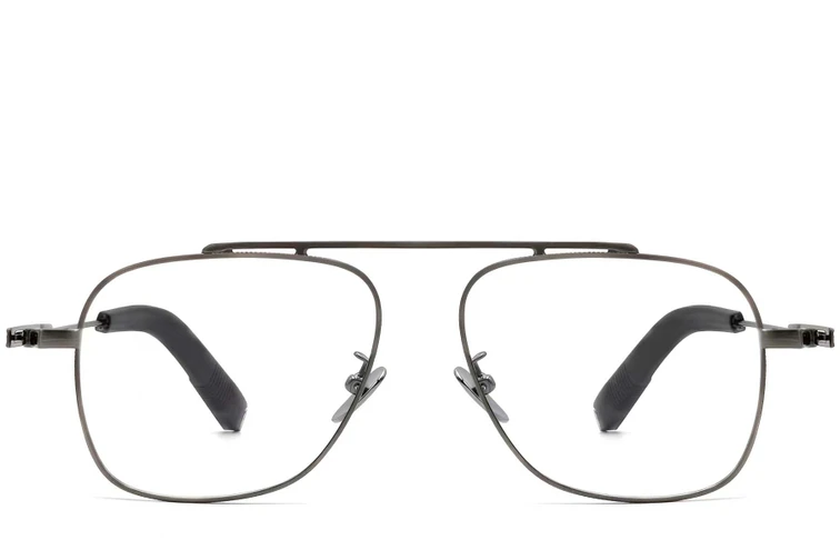 Gafas de titanio gris aviador #BS1913-0169