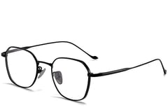 Geometric Black Titanium Glasses #BS1913-0174