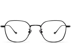 Geometric Black Titanium Glasses #BS1913-0174
