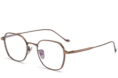 Geometric Copper Titanium Glasses #BS1913-0175