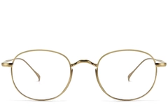 Oval Golden Titanium Glasses #BS1913-0181