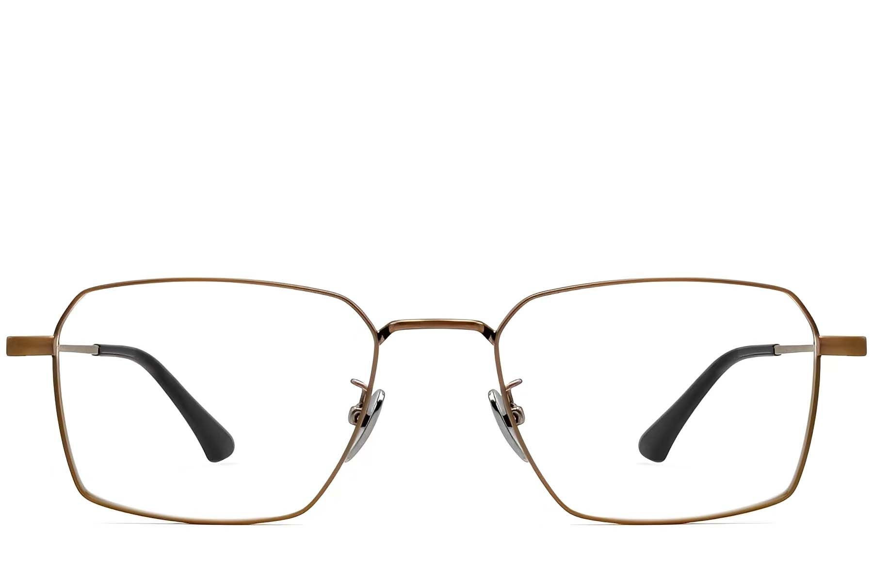 Geometric Copper Titanium Glasses #BS1913-0184