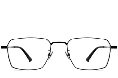 Geometric Black Titanium Glasses #BS1913-0186