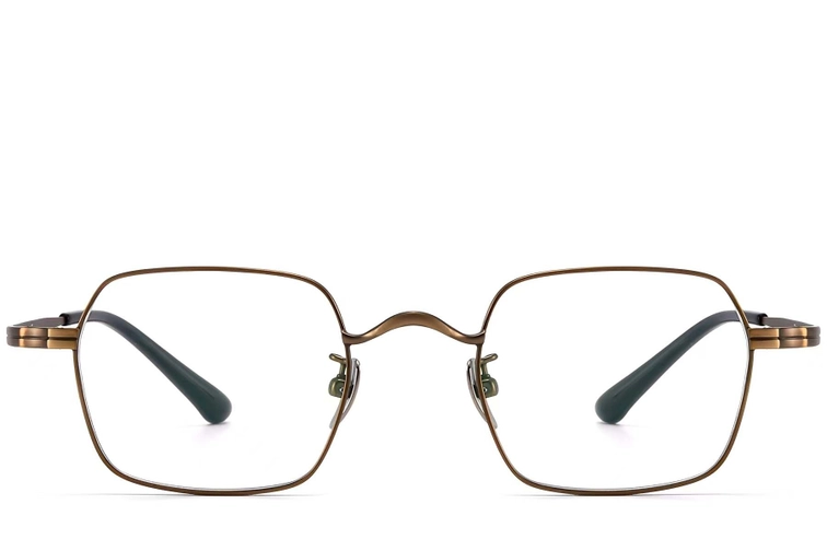 Rectangular Copper Titanium Glasses #BS1913-0190