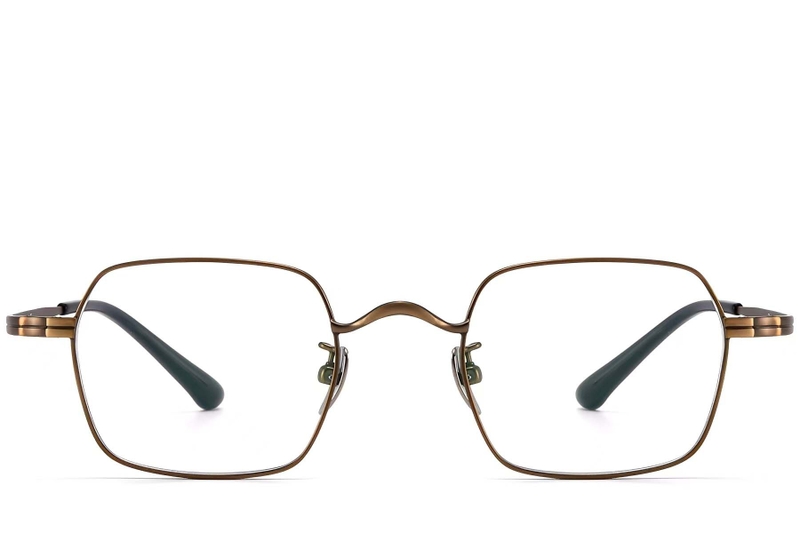 Rectangular Copper Titanium Glasses #BS1913-0190