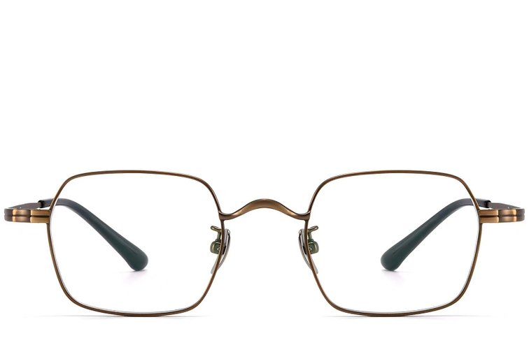 Rectangular Copper Titanium Glasses #BS1913-0190