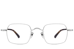 Rectangular Silver Titanium Glasses #BS1913-0191