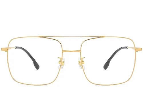 Lunettes aviateur en titane doré #BS1913-0205