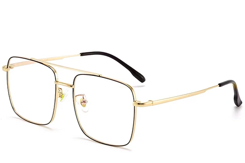 Aviator Black Titanium Glasses #BS1913-0206