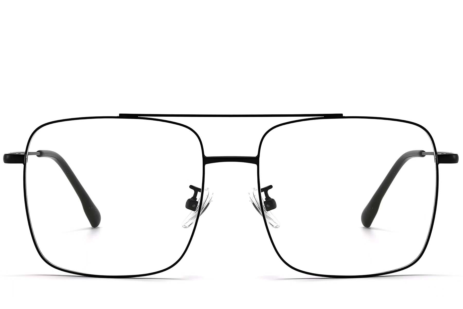 Aviator Black Titanium Glasses #BS1913-0207