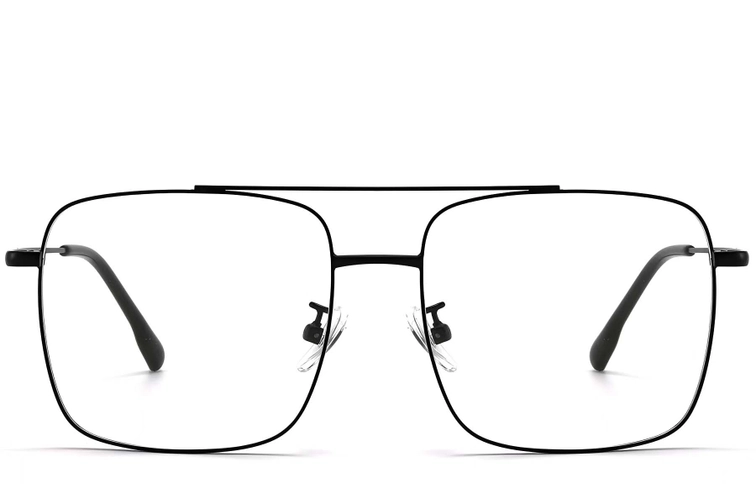 Aviator Black Titanium Glasses #BS1913-0207