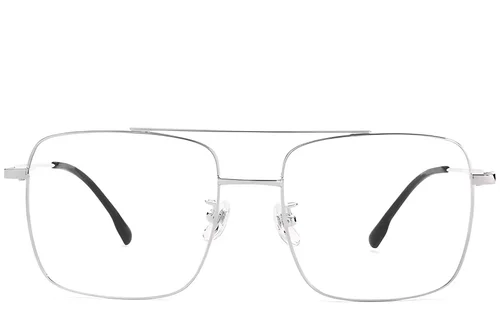Lunettes aviateur en titane argenté #BS1913-0208