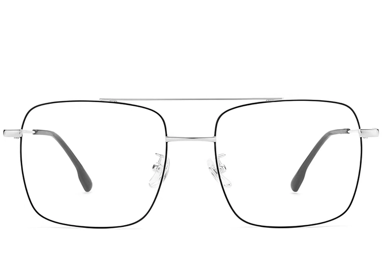 Aviator Black Titanium Glasses #BS1913-0209