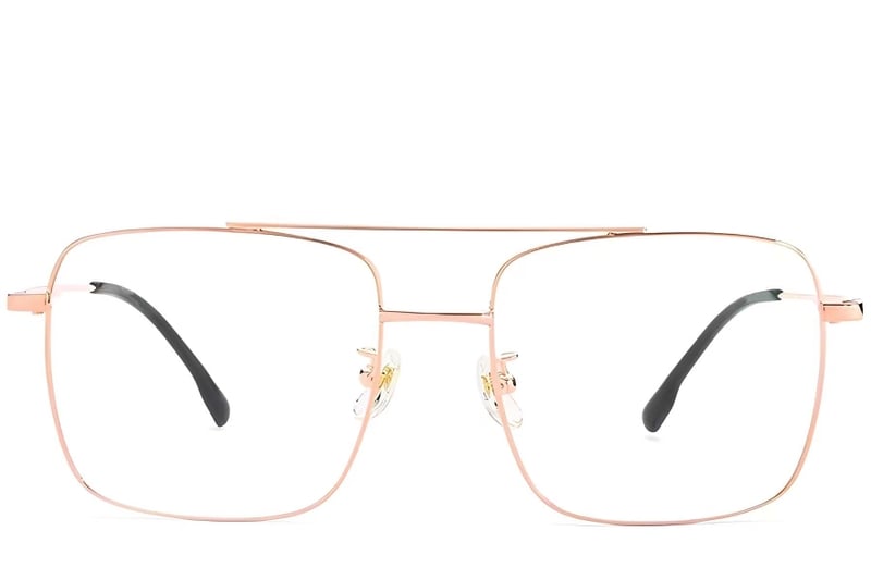 Aviator Pink Titanium Glasses #BS1913-0210