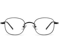 Oval Black Titanium Glasses #BS1913-0219