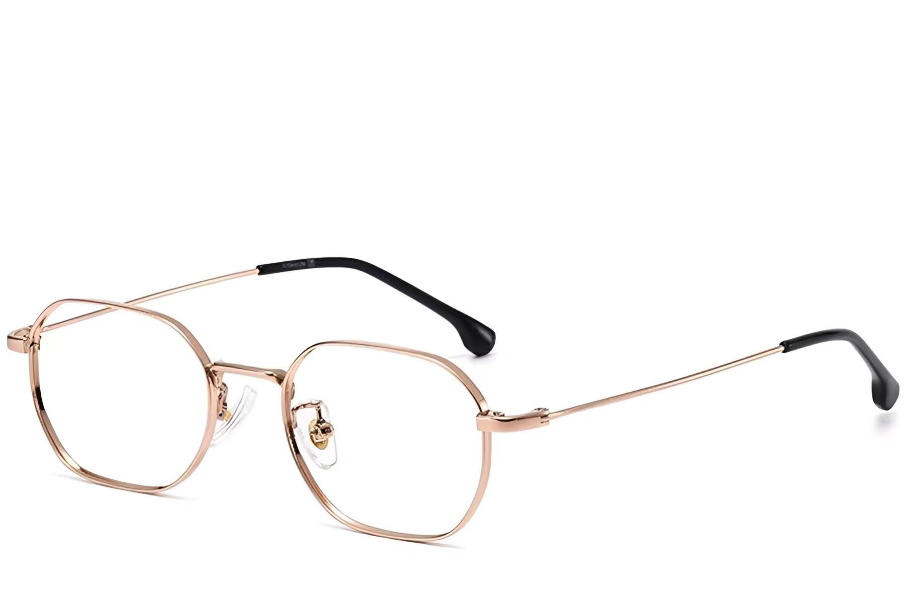 Geometric Pink Titanium Glasses #BS1913-0224