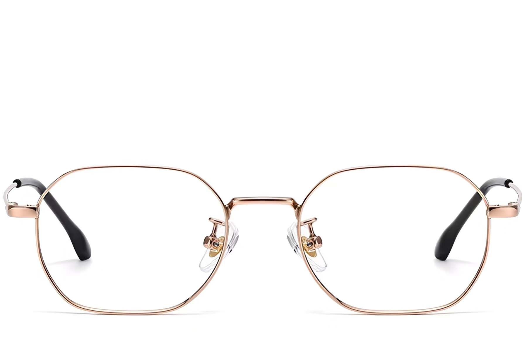 Geometric Pink Titanium Glasses #BS1913-0224