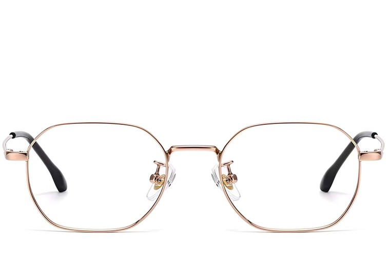 Geometric Pink Titanium Glasses #BS1913-0224