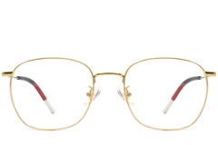 Rectangular Golden Titanium Glasses #BS1913-0228