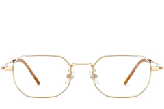 Geometric Golden Titanium Glasses #BS1913-0237