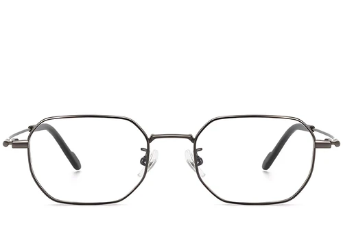 Geometric Grey Titanium Glasses #BS1913-0240