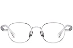 Gafas ovaladas de titanio plateado #BS1913-0245