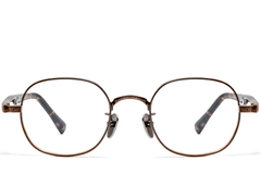 Oval Copper Titanium Glasses #BS1913-0247