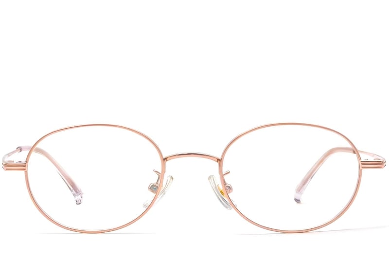Ovale rosa Titanbrille #BS1913-0252