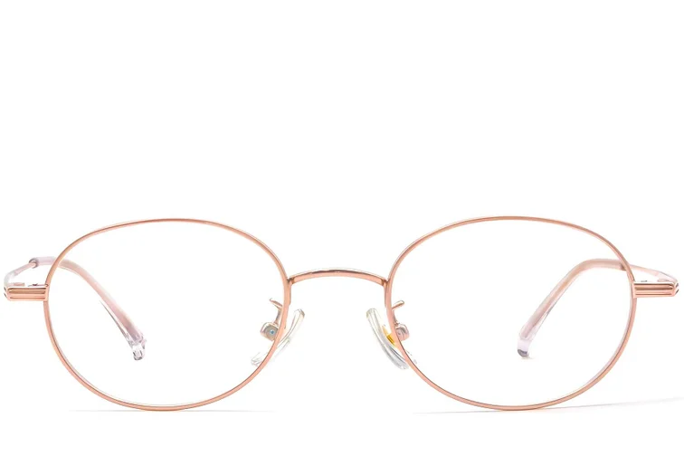 Ovale rosa Titanbrille #BS1913-0252