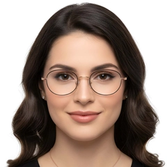 Oval Black Titanium Glasses #BS1913-0253